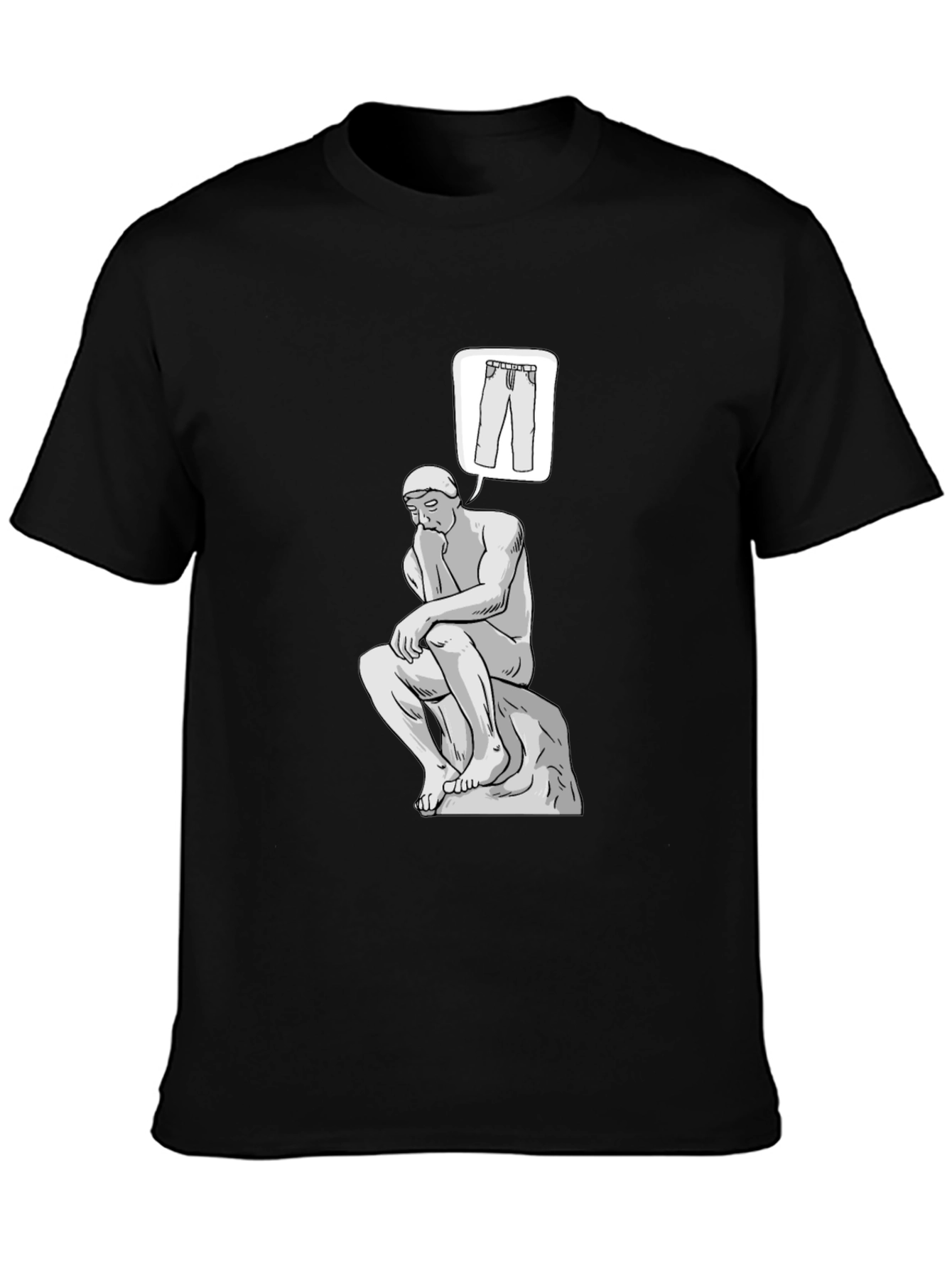 Thinking Man Pants T-Shirt - Philosophy Tee