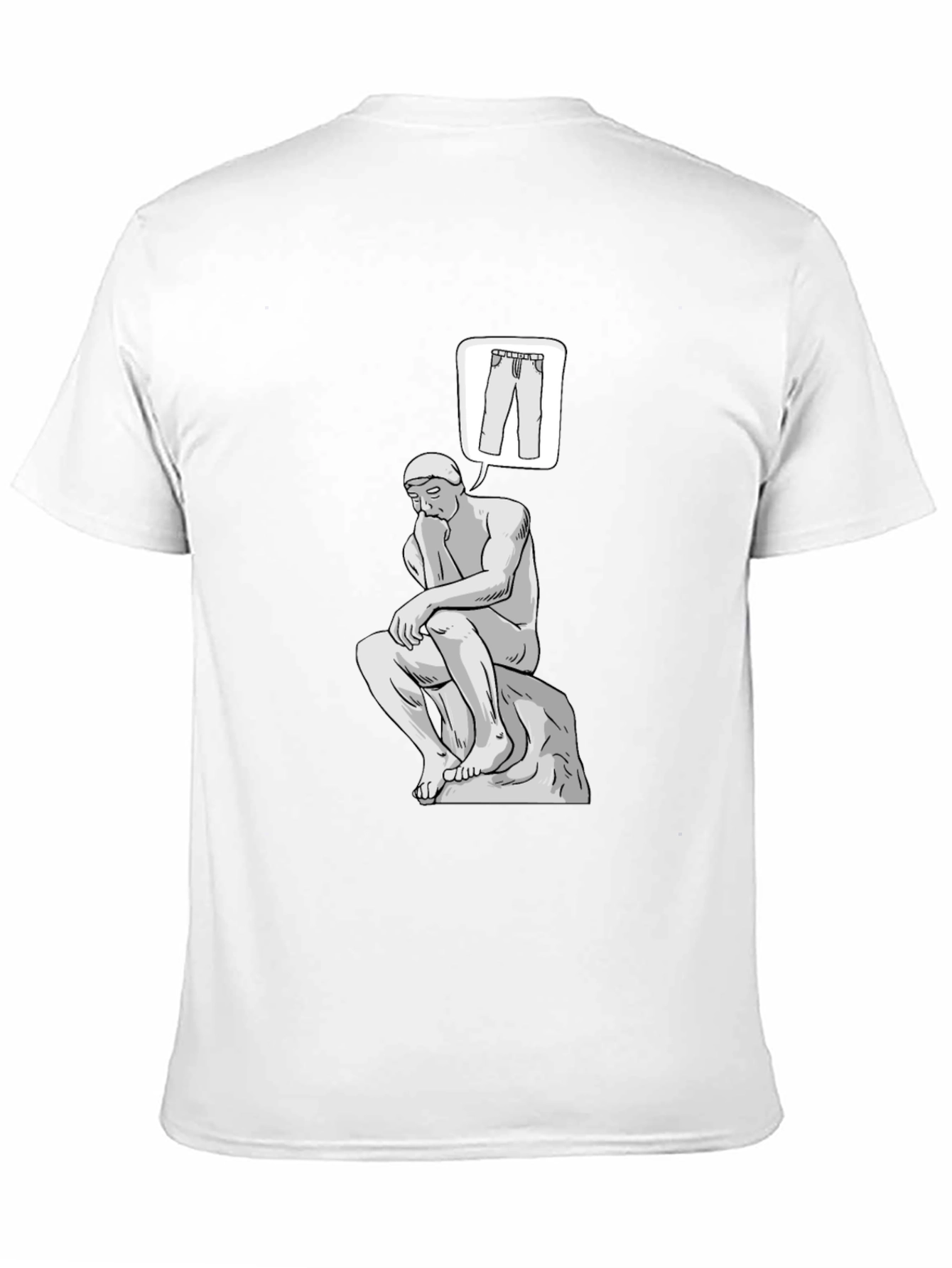 Thinking Man Pants T-Shirt - Philosophy Tee