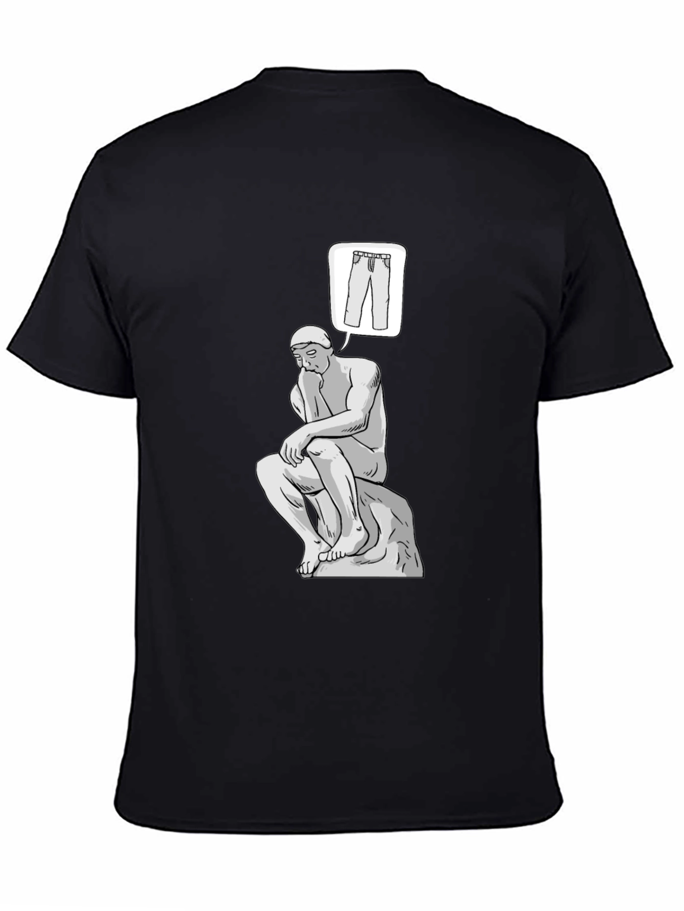 Thinking Man Pants T-Shirt - Philosophy Tee