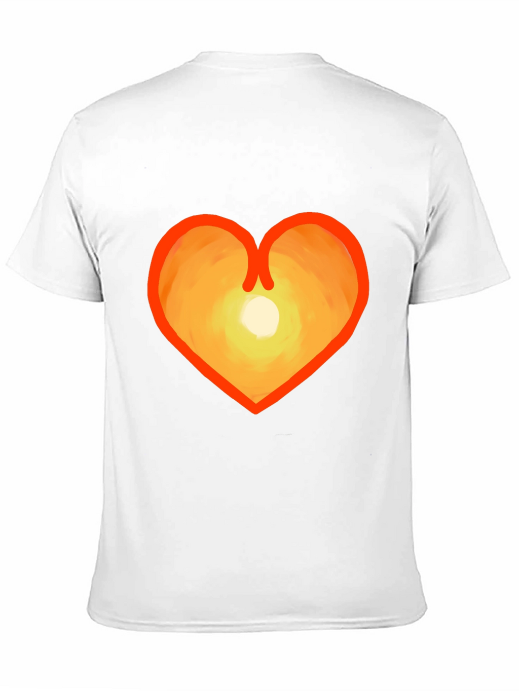 Heart Sunset Graphic Tee - Stylish & Unique