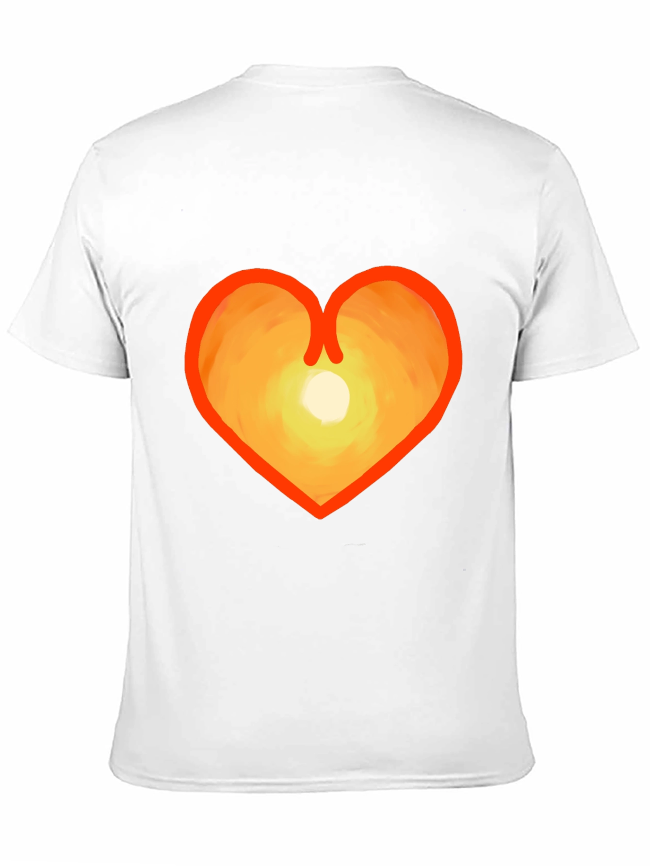 Heart Sunset Graphic Tee - Stylish & Unique
