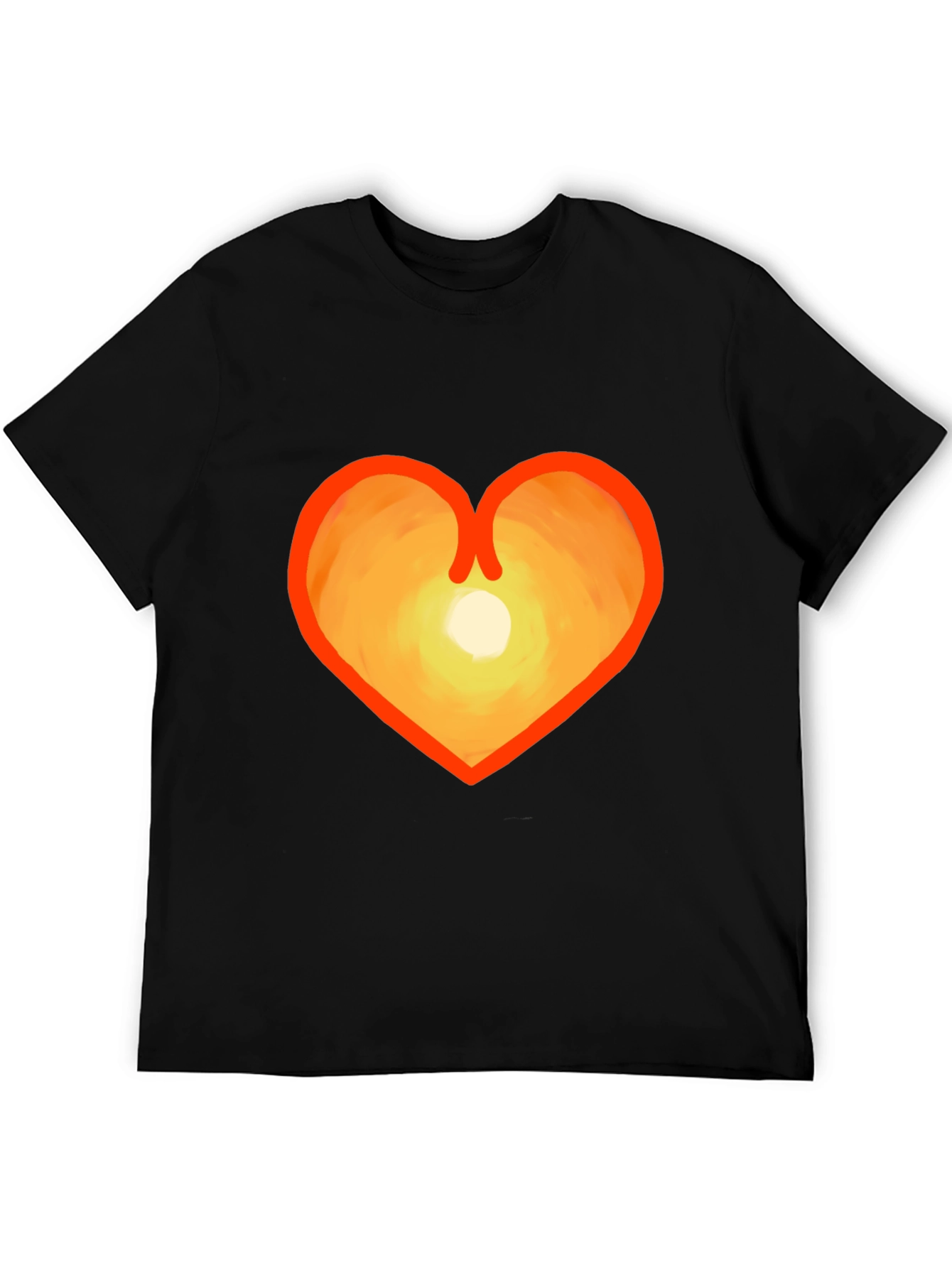 Heart Sunset Graphic Tee - Stylish & Unique