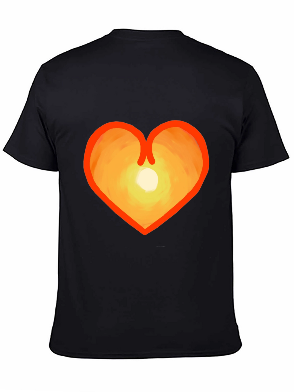 Heart Sunset Graphic Tee - Stylish & Unique