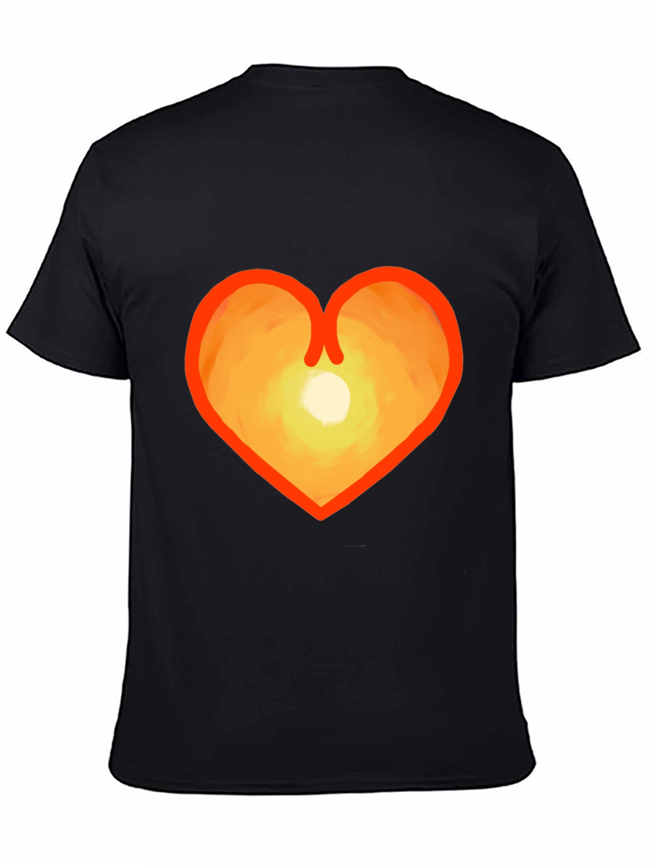Heart Sunset Graphic Tee - Stylish & Unique
