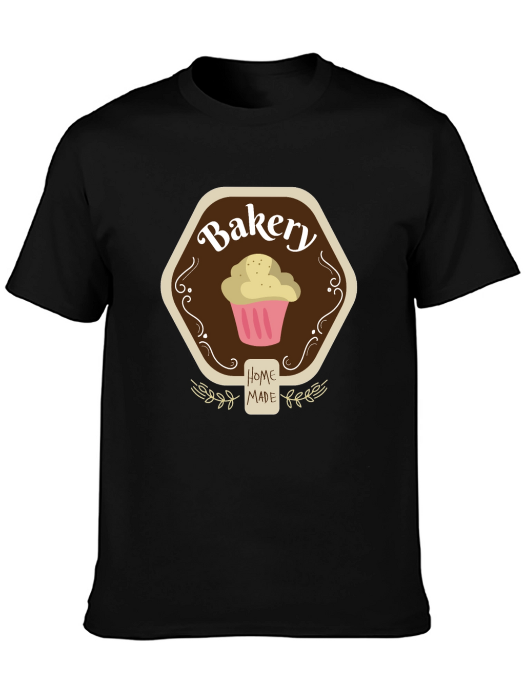 Bakery Home Made Cupcake Graphic Tee