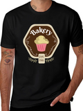 Bakery Home Made Cupcake Graphic Tee