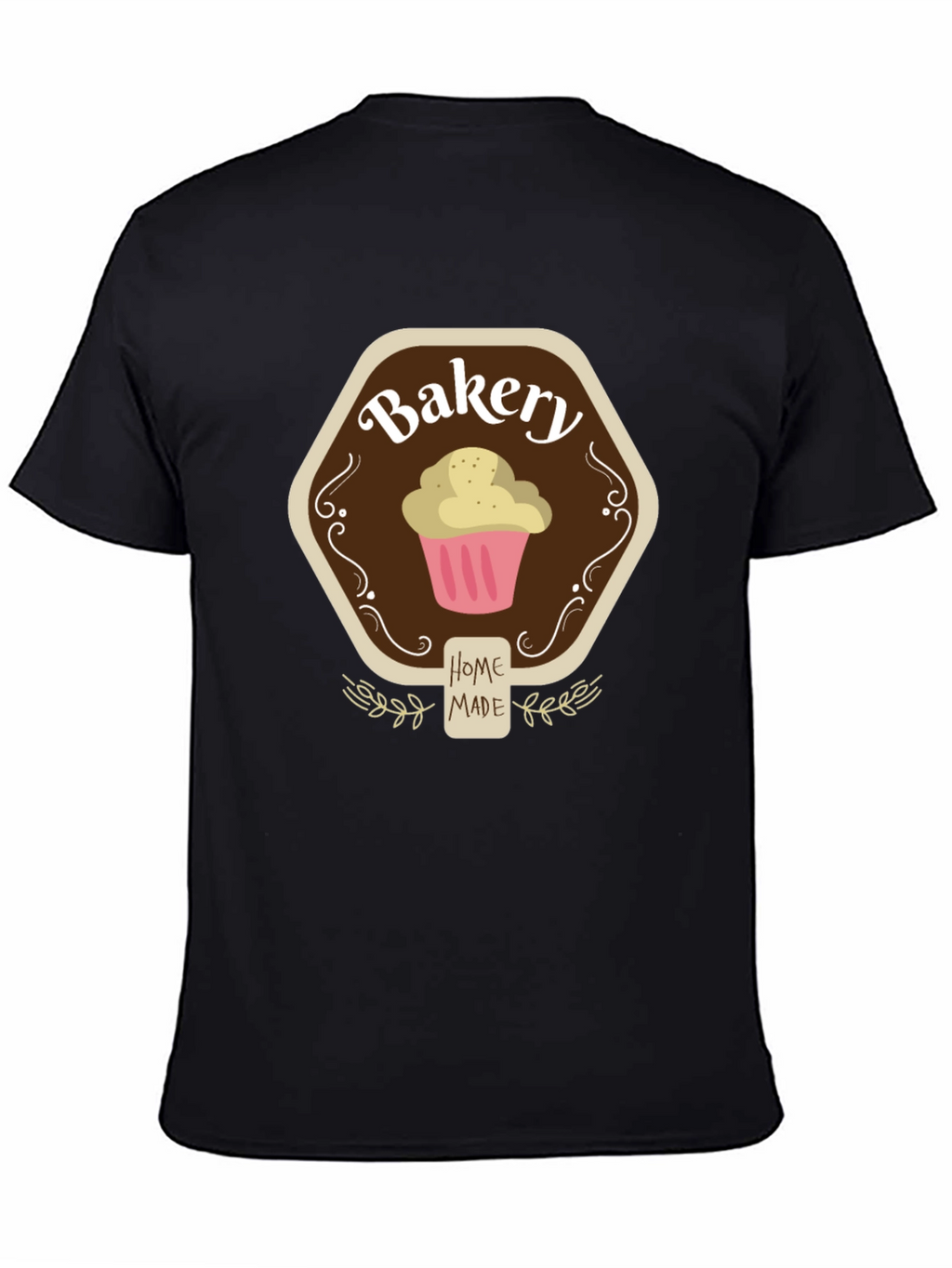 Bakery Home Made Cupcake Graphic Tee
