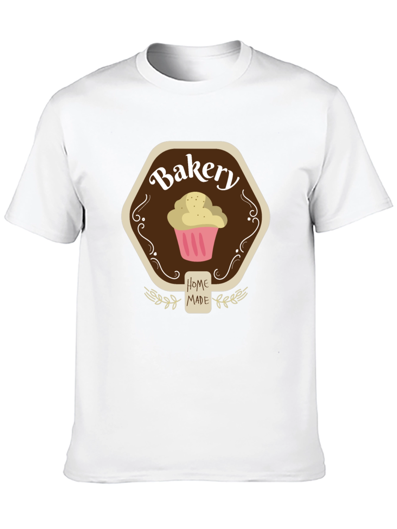 Bakery Home Made Cupcake Graphic Tee