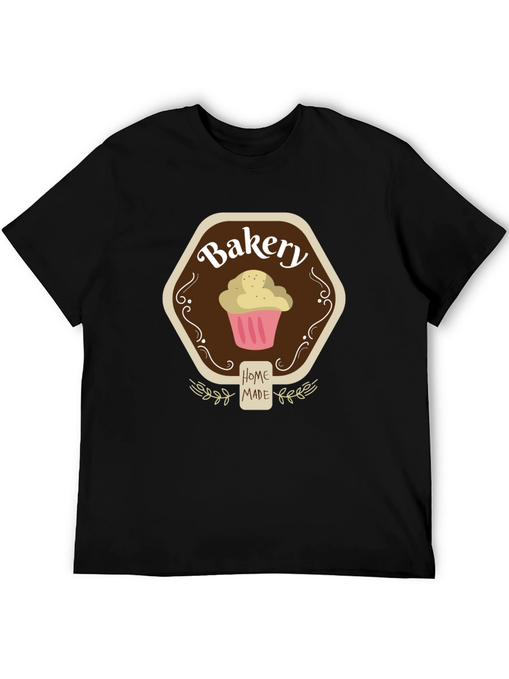 Bakery Home Made Cupcake Graphic Tee