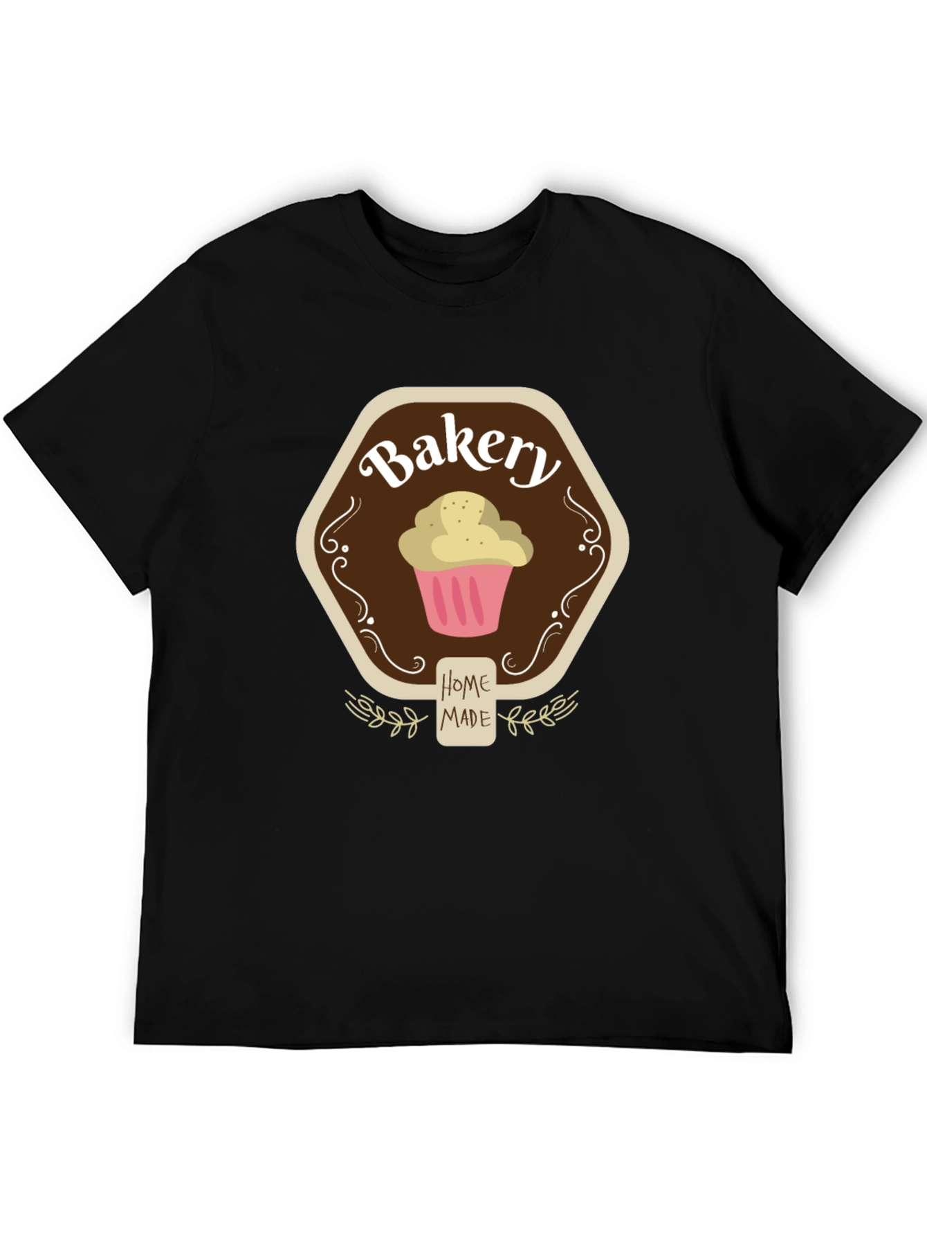 Bakery Home Made Cupcake Graphic Tee