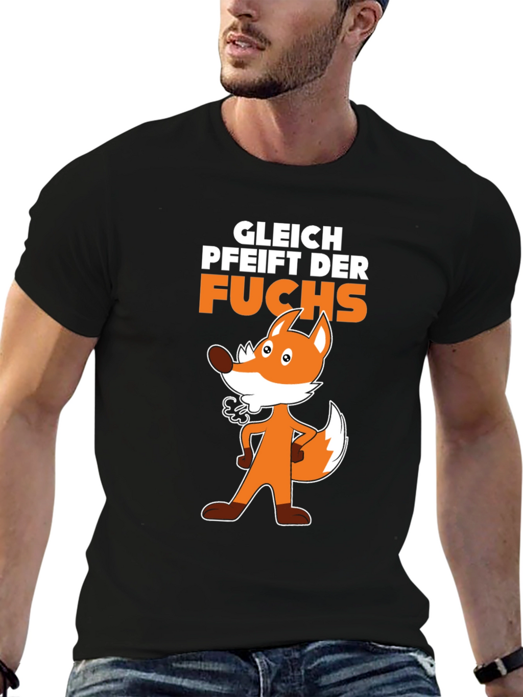 Funny Fox T-Shirt - German Saying Design