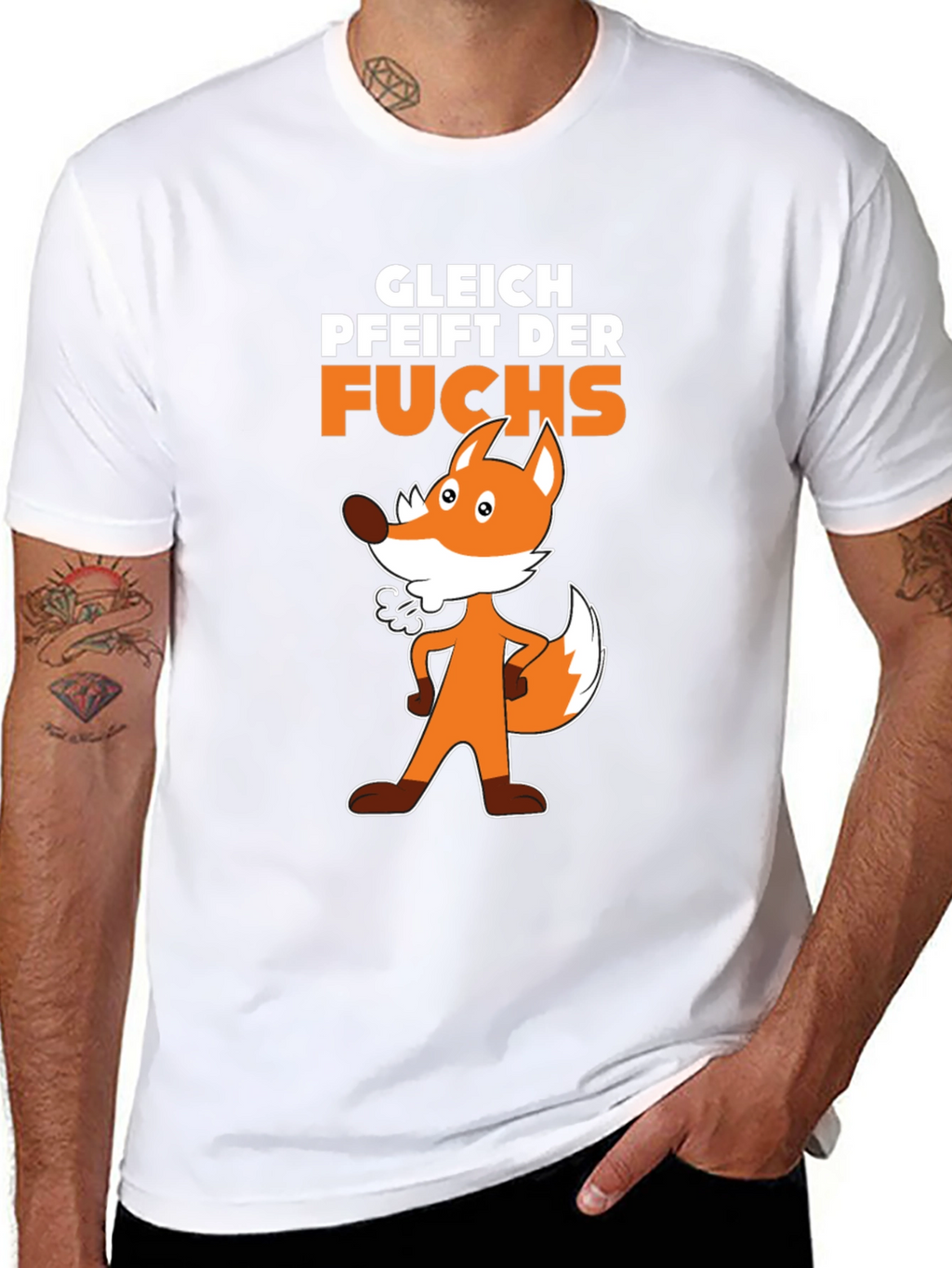 Funny Fox T-Shirt - German Saying Design