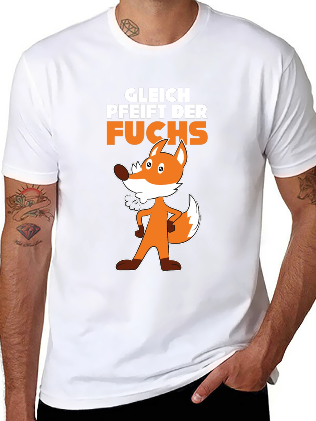 Funny Fox T-Shirt - German Saying Design