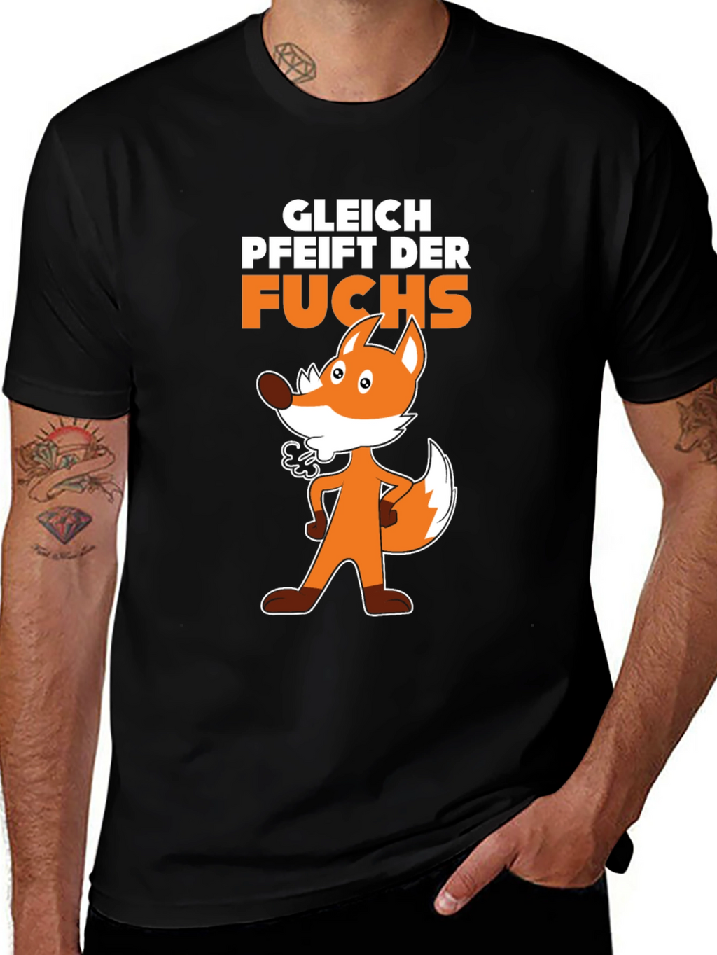 Funny Fox T-Shirt - German Saying Design