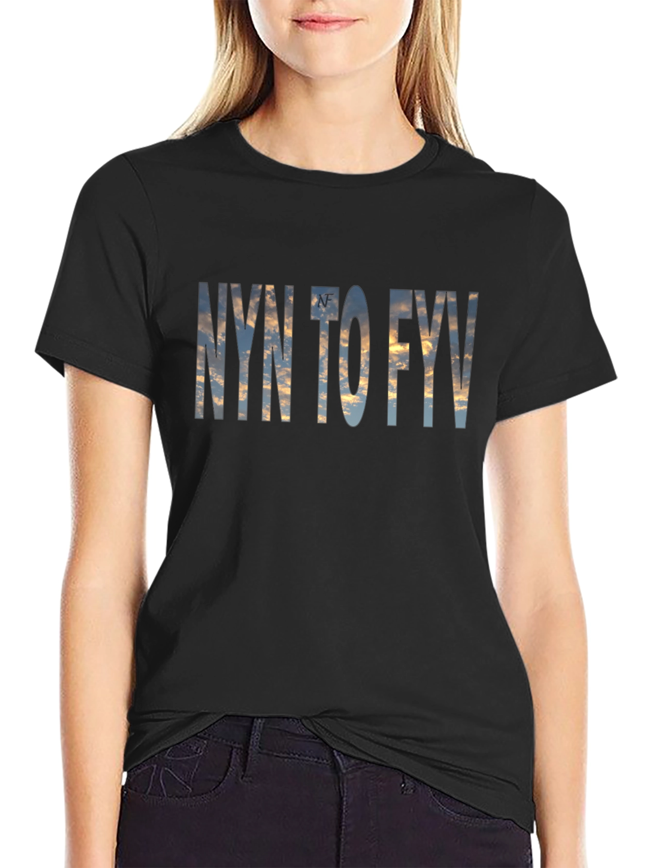 NYN to FYV Graphic T-Shirt - Modern Style