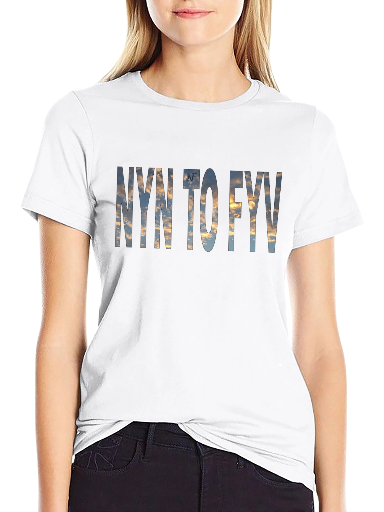 NYN to FYV Graphic T-Shirt - Modern Style
