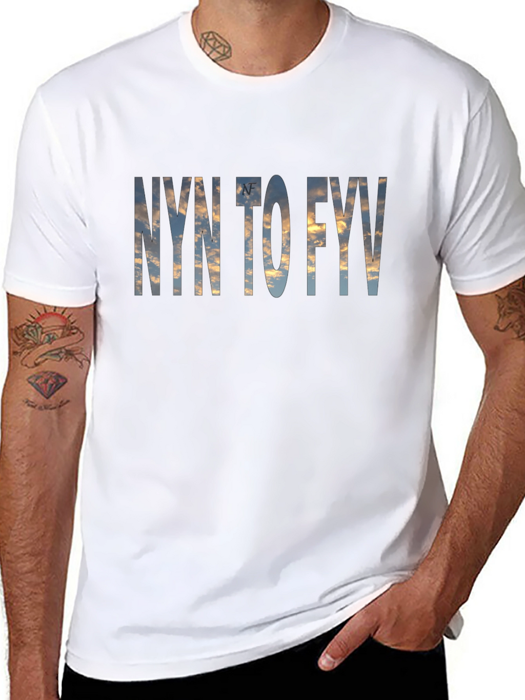NYN to FYV Graphic T-Shirt - Modern Style