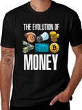 Evolution of Money Graphic T-Shirt