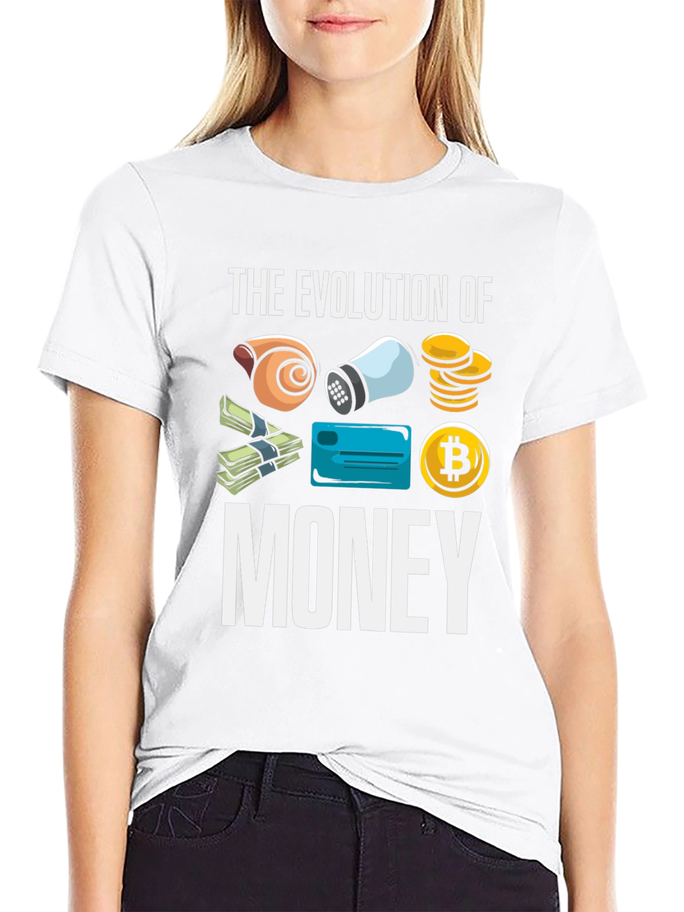 Evolution of Money Graphic T-Shirt