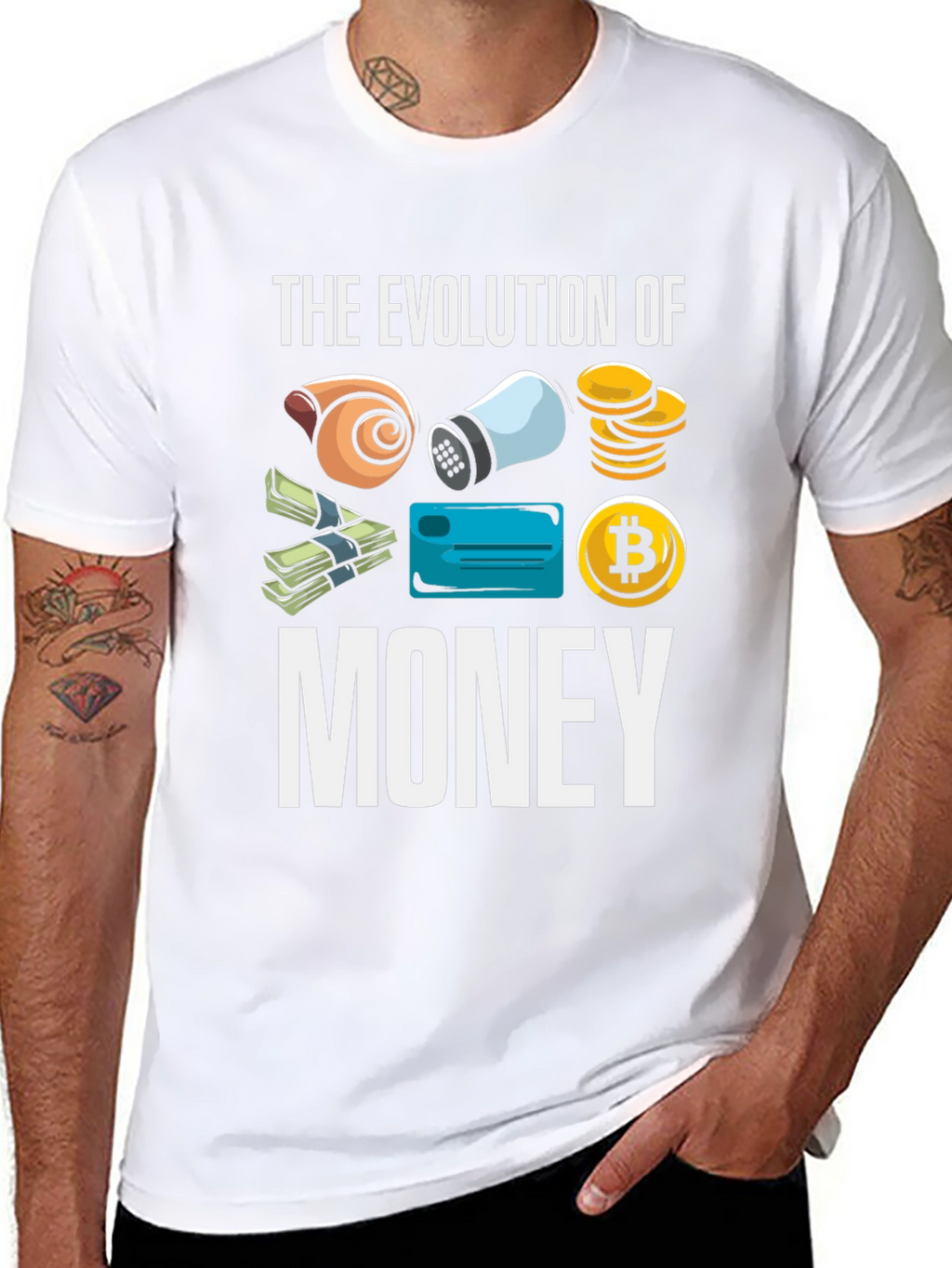 Evolution of Money Graphic T-Shirt