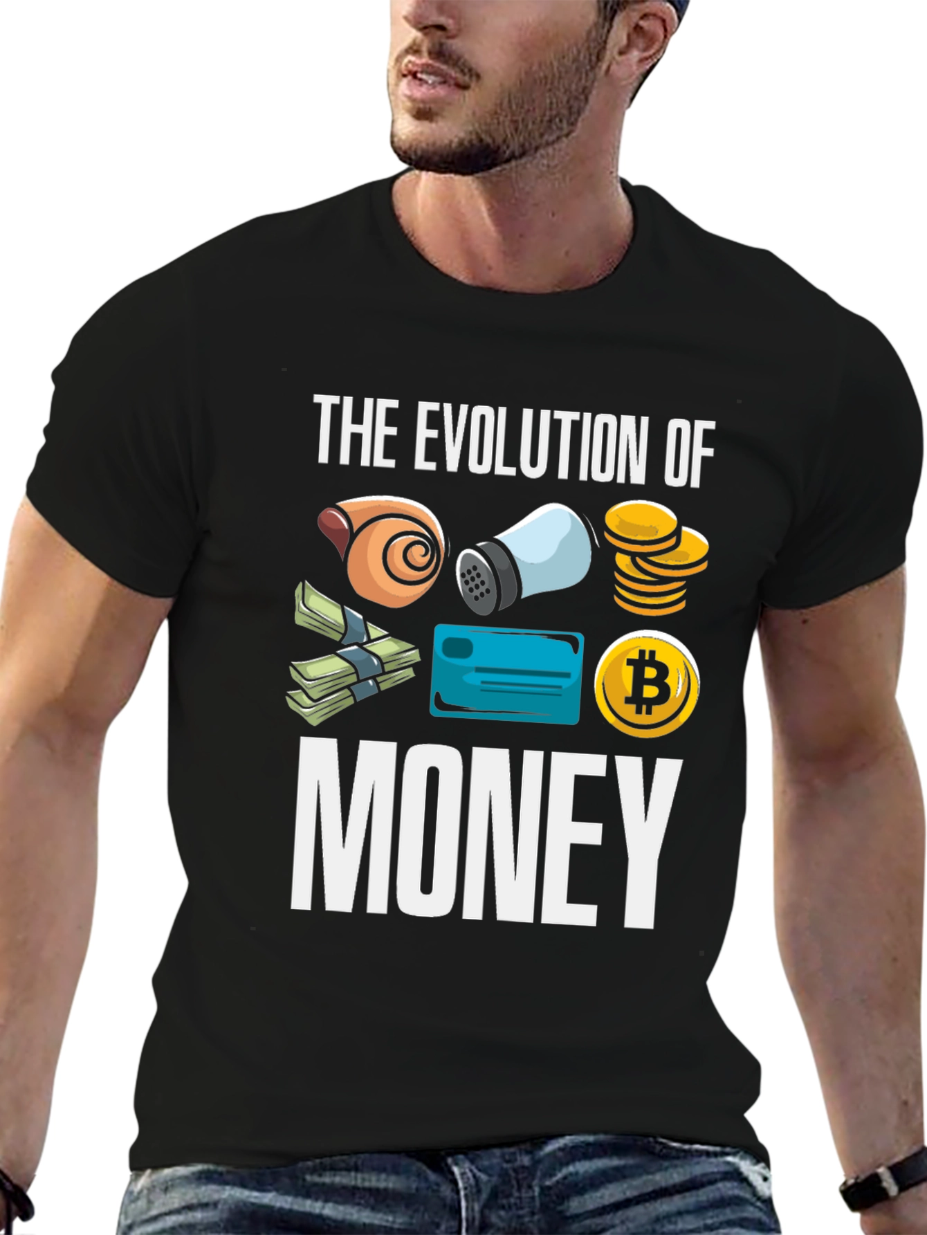 Evolution of Money Graphic T-Shirt