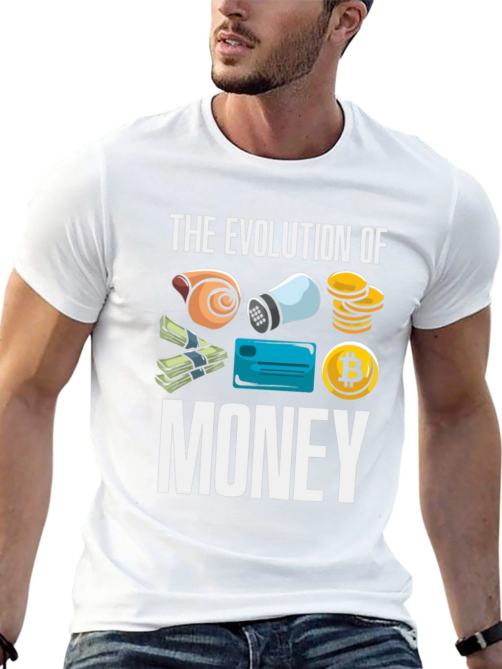 Evolution of Money Graphic T-Shirt