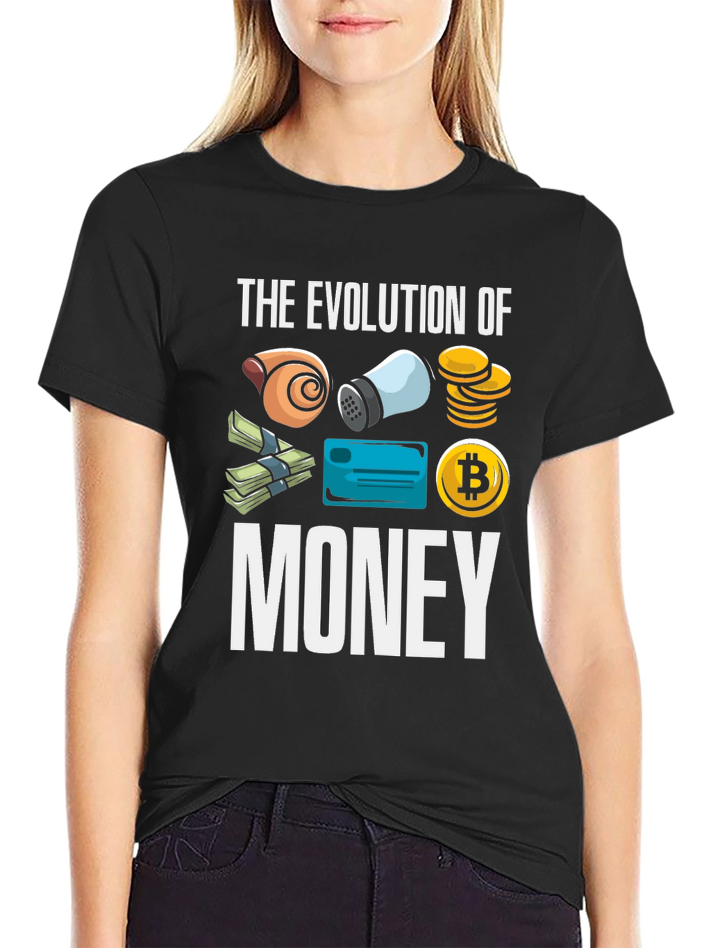 Evolution of Money Graphic T-Shirt
