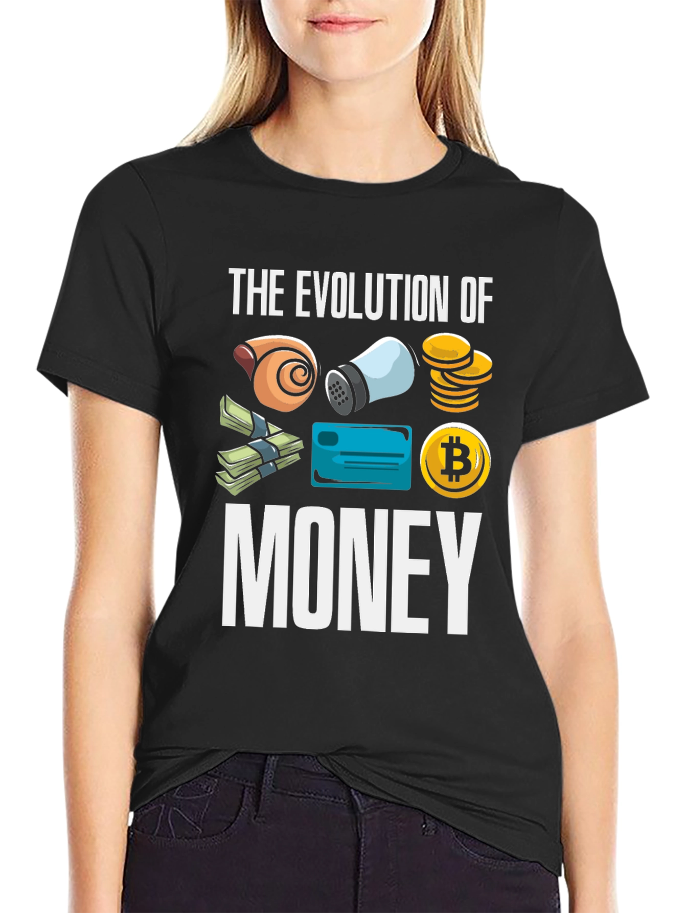 Evolution of Money Graphic T-Shirt