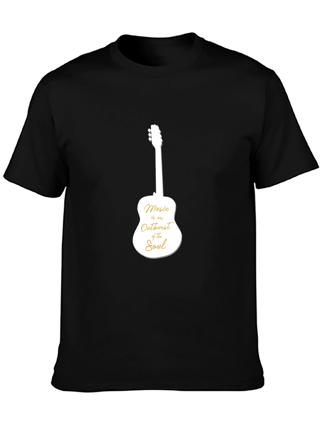 Music Outburst Soul Guitar Graphic T-Shirt