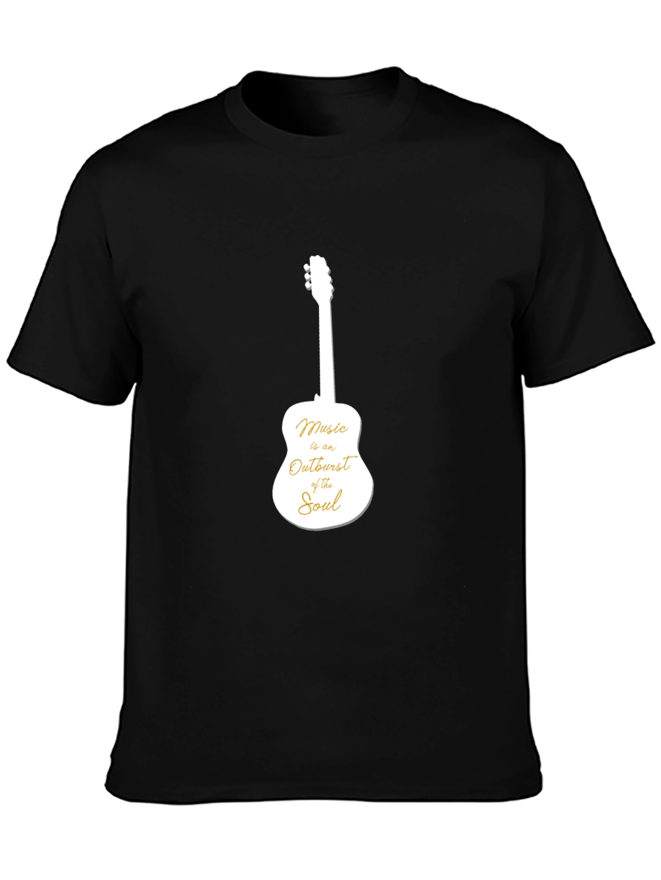 Music Outburst Soul Guitar Graphic T-Shirt