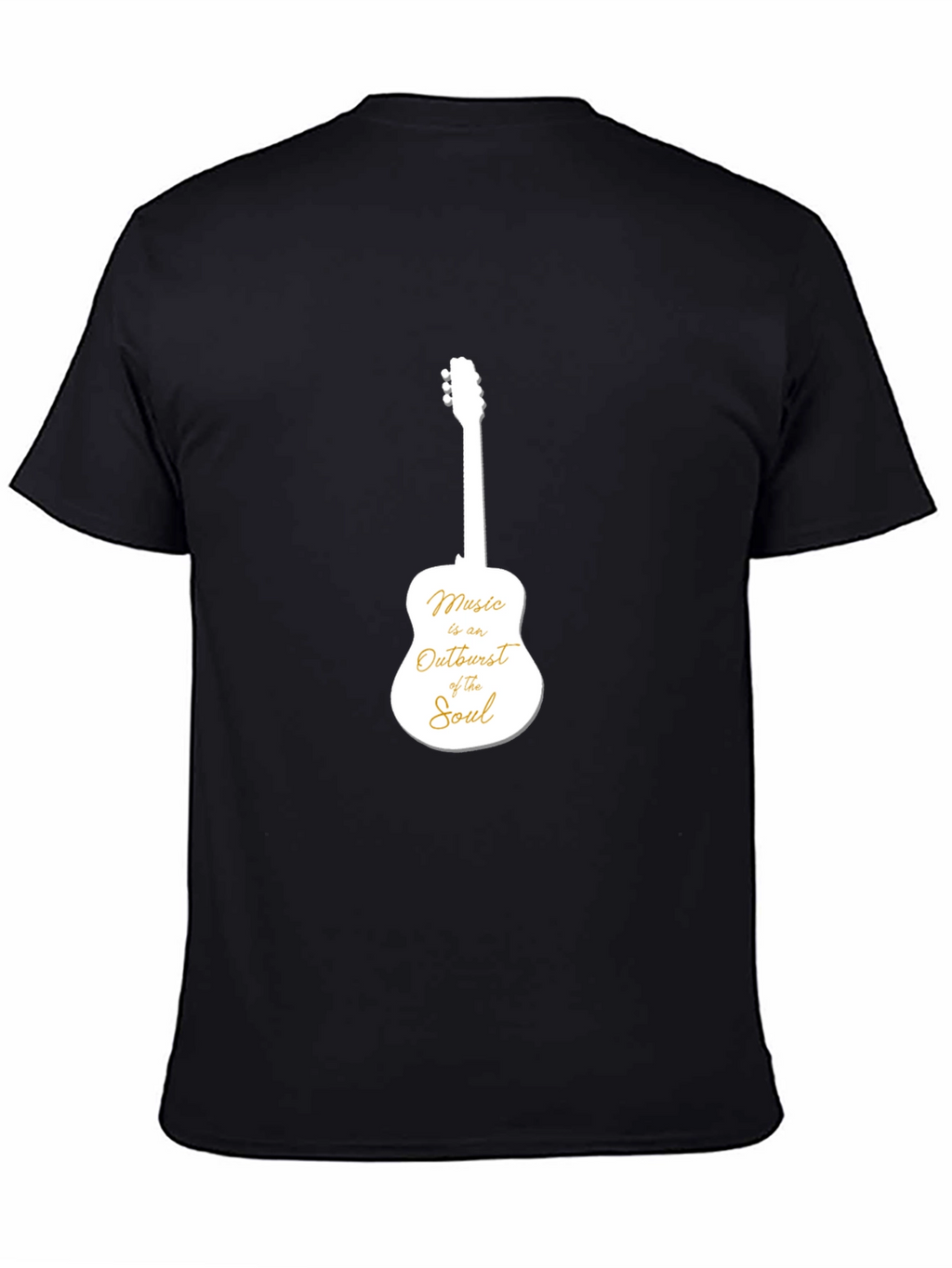 Music Outburst Soul Guitar Graphic T-Shirt