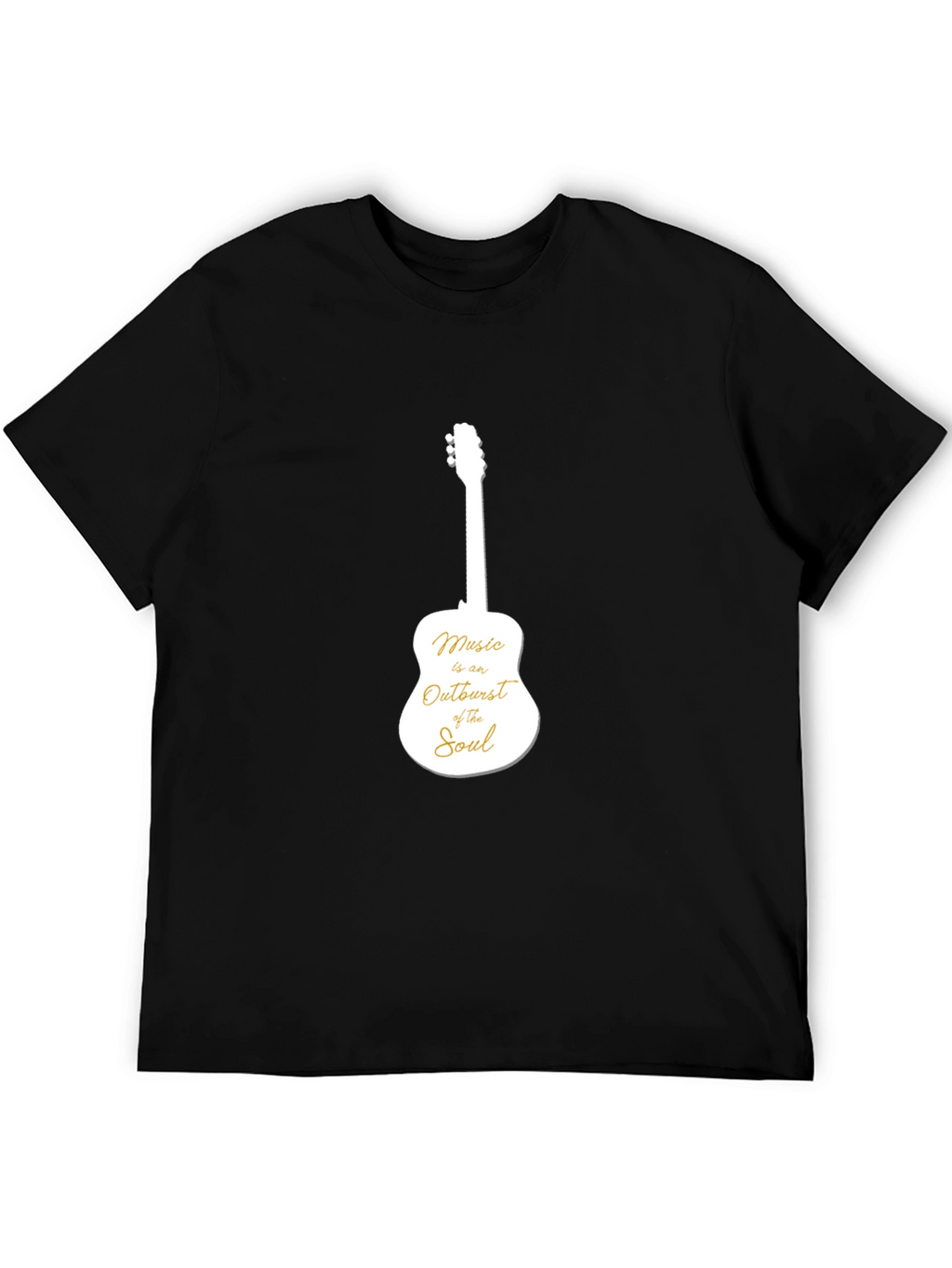 Music Outburst Soul Guitar Graphic T-Shirt