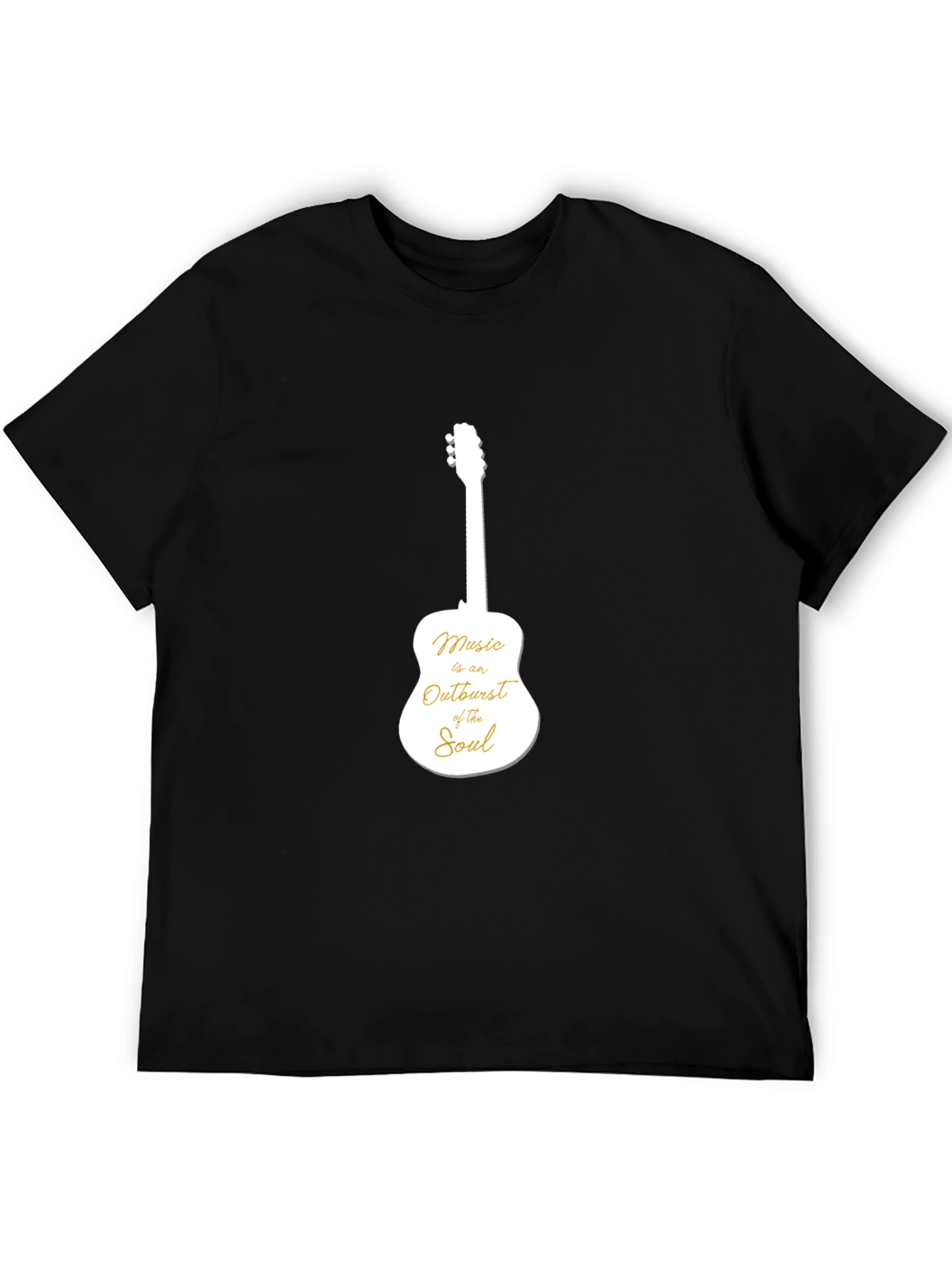 Music Outburst Soul Guitar Graphic T-Shirt