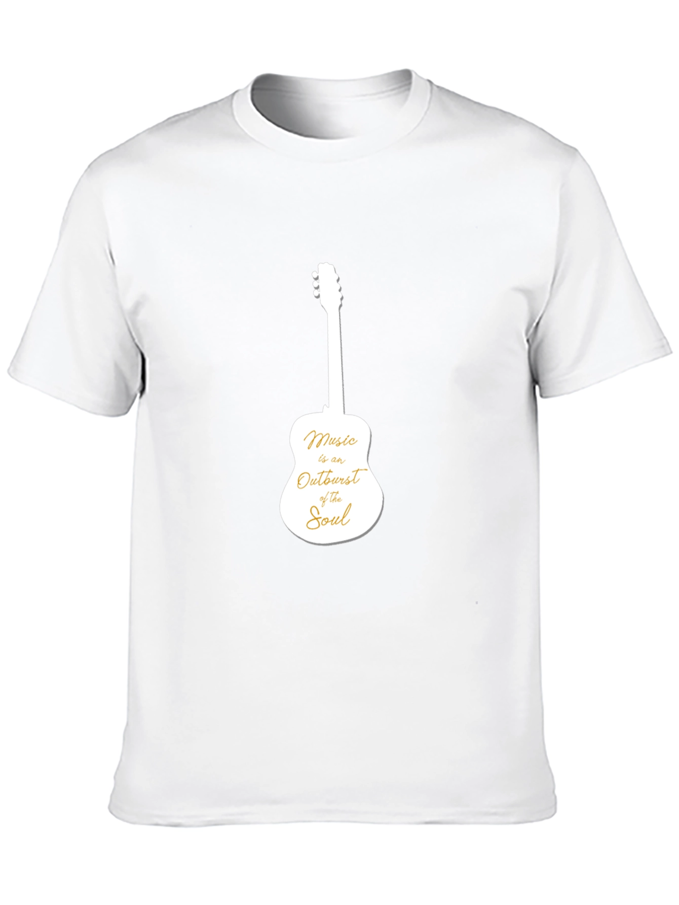 Music Outburst Soul Guitar Graphic T-Shirt