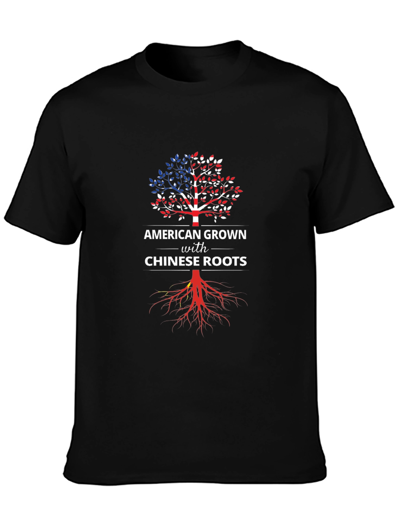 American Grown with Chinese Roots T-Shirt