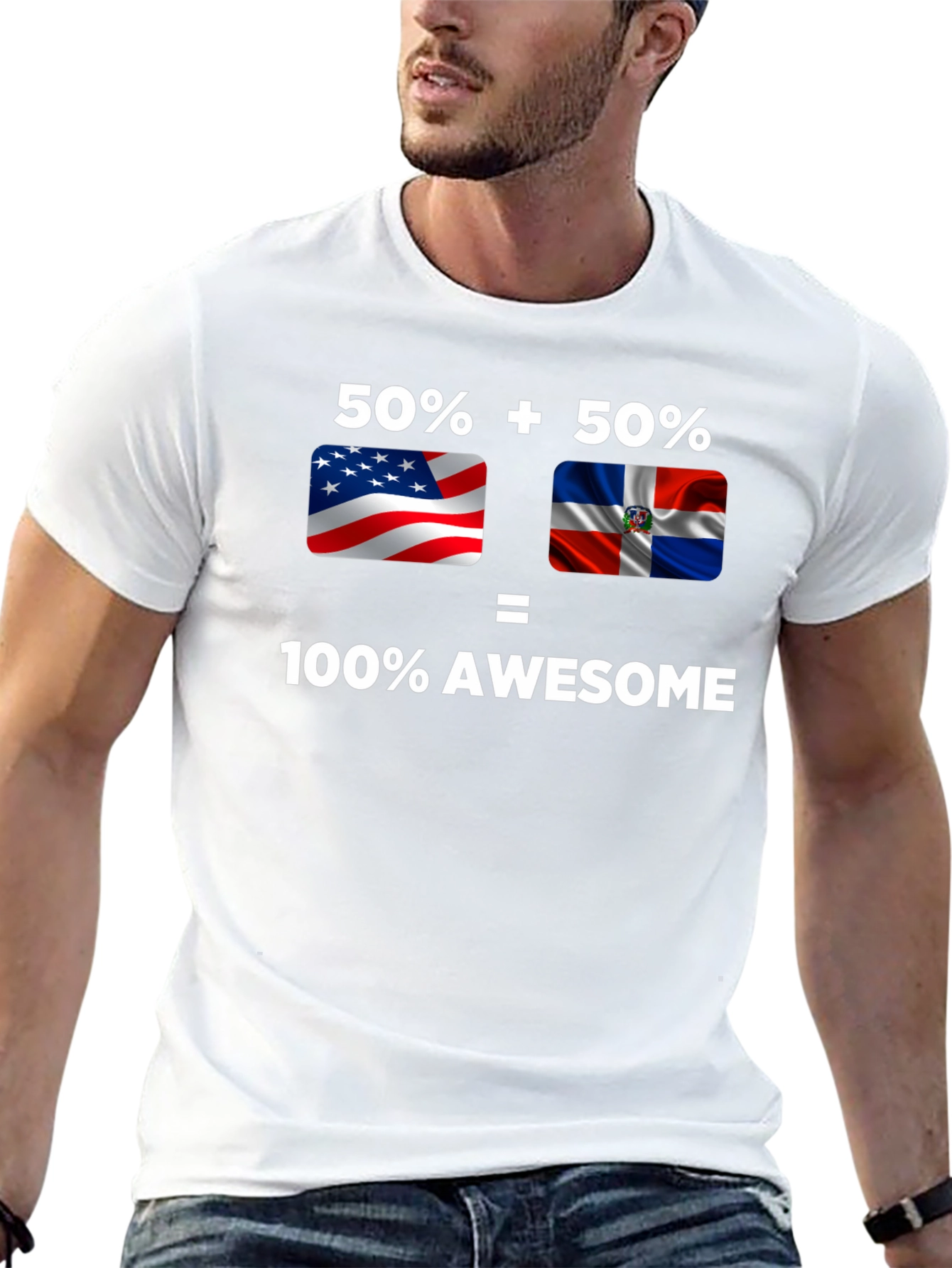 Awesome USA & Dominican Republic T-Shirt