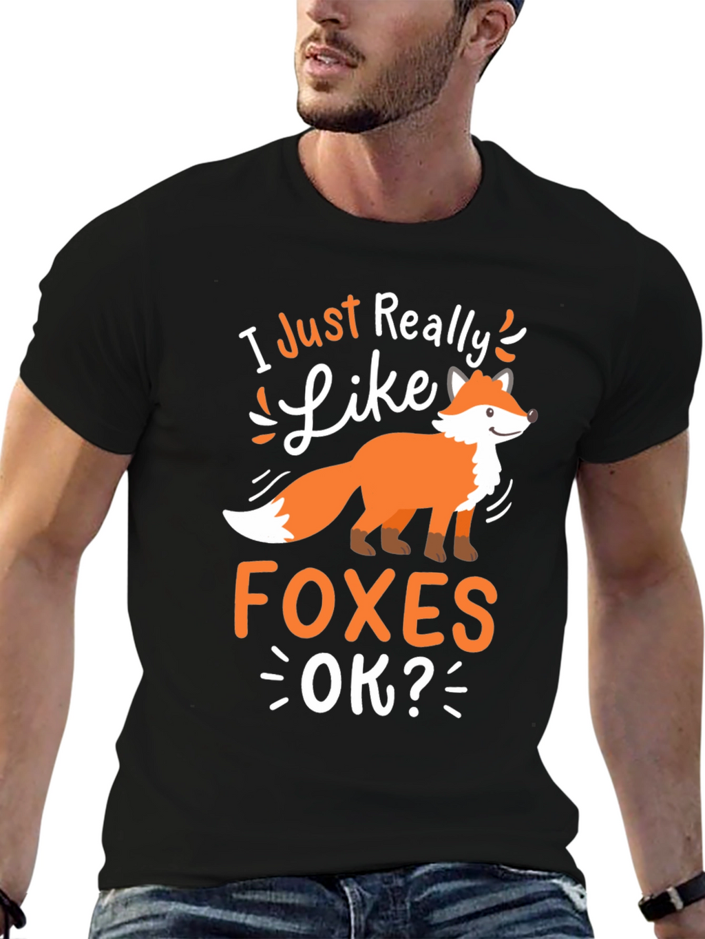 I Just Really Like Foxes Graphic Tee