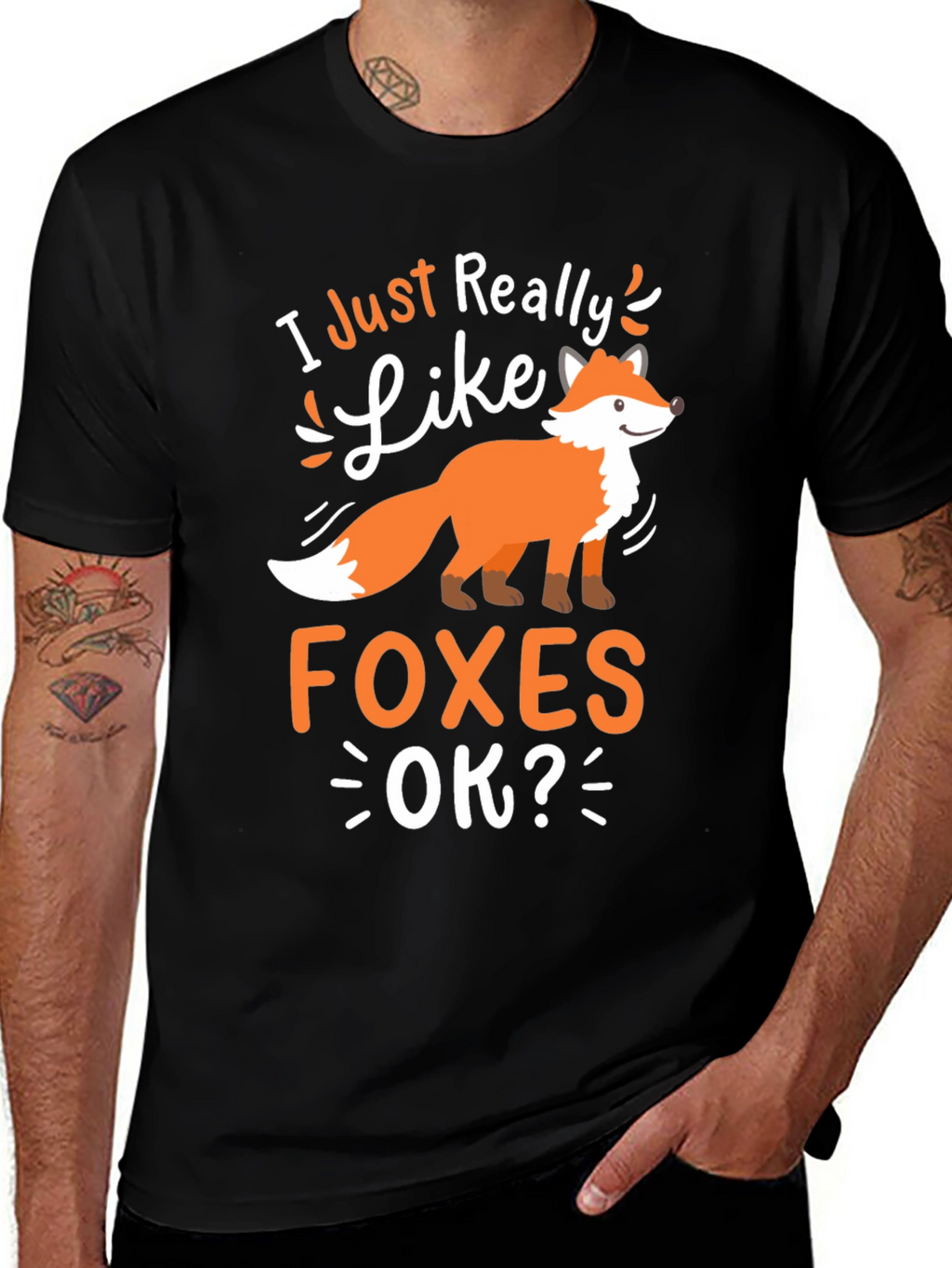 I Just Really Like Foxes Graphic Tee
