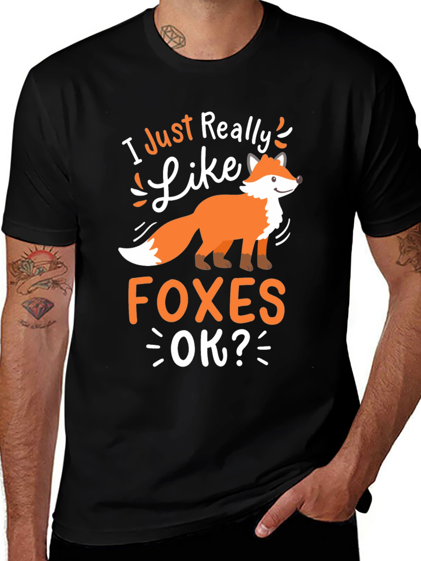 I Just Really Like Foxes Graphic Tee