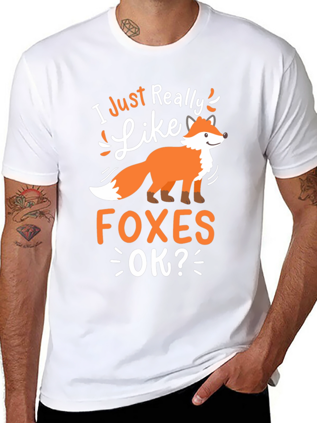 I Just Really Like Foxes Graphic Tee