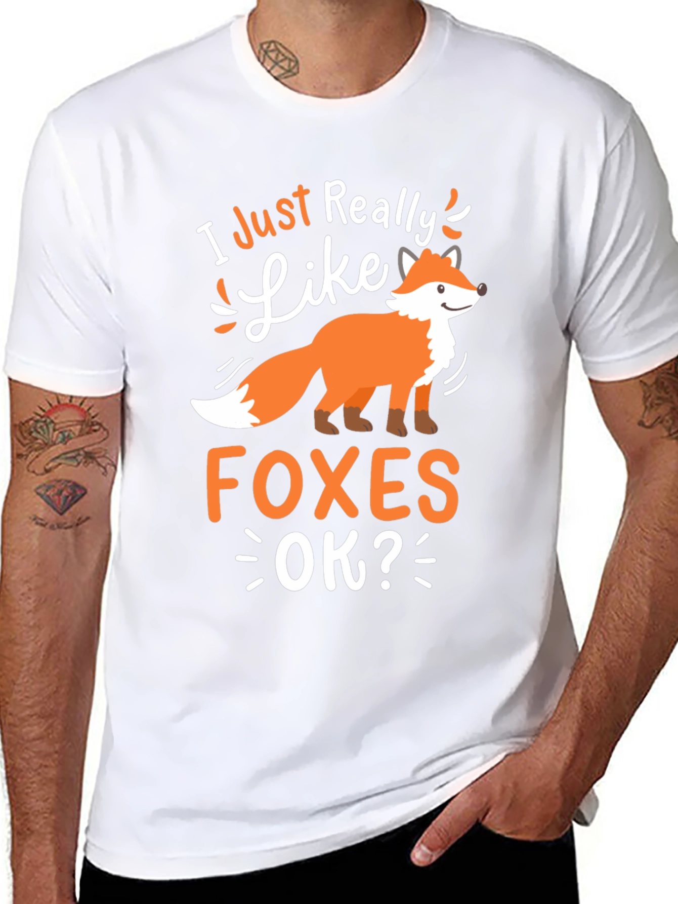 I Just Really Like Foxes Graphic Tee