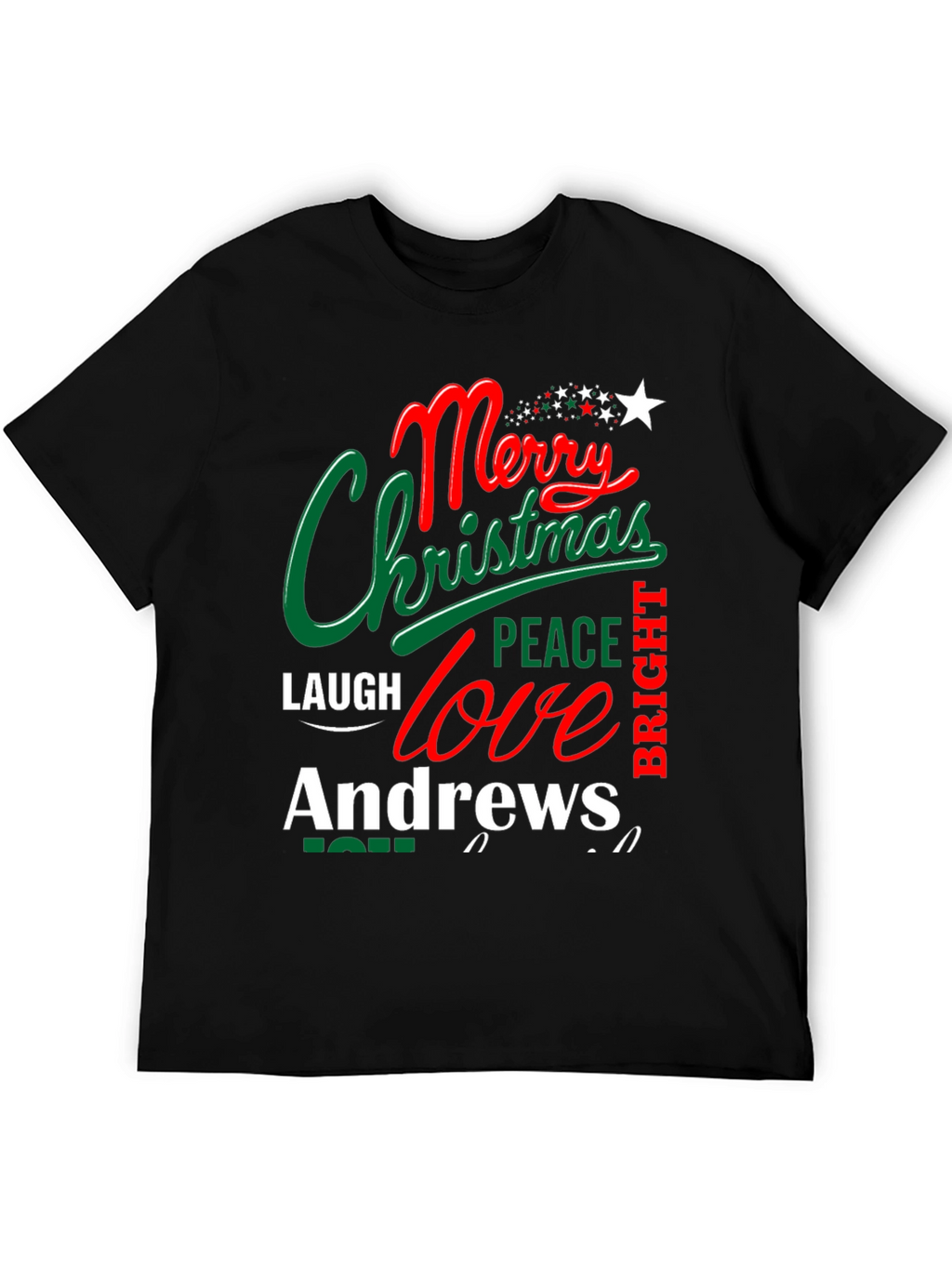 Merry Christmas Andrews T-Shirt Holiday Tee