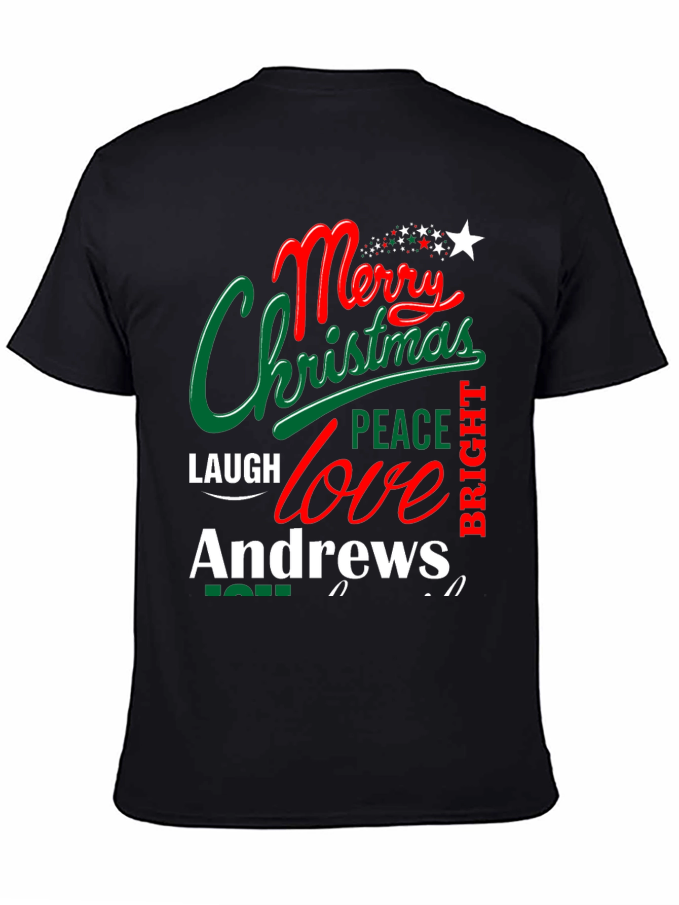 Merry Christmas Andrews T-Shirt Holiday Tee
