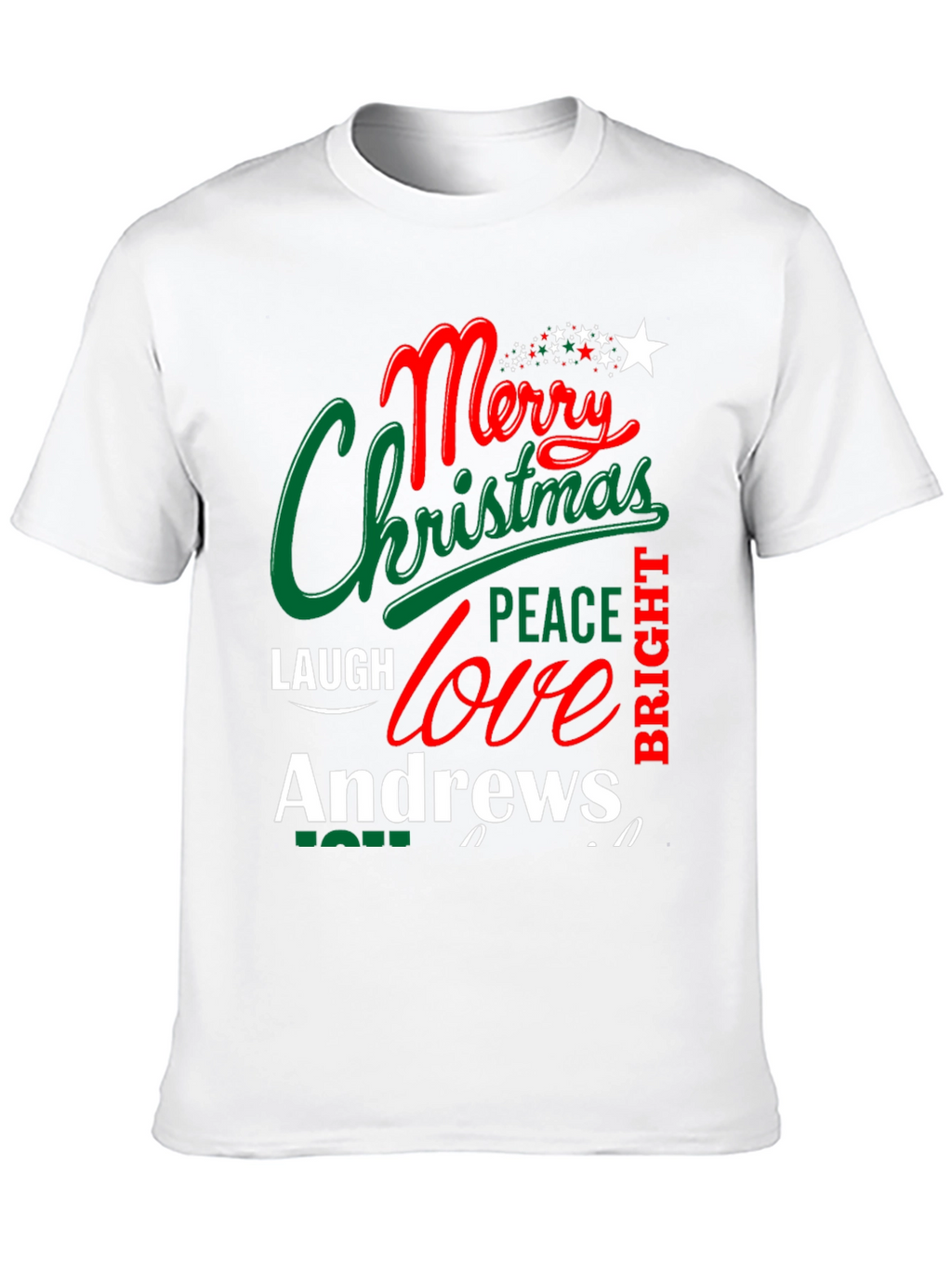 Merry Christmas Andrews T-Shirt Holiday Tee