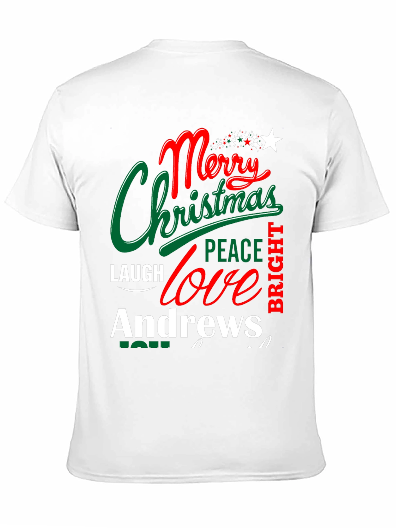 Merry Christmas Andrews T-Shirt Holiday Tee