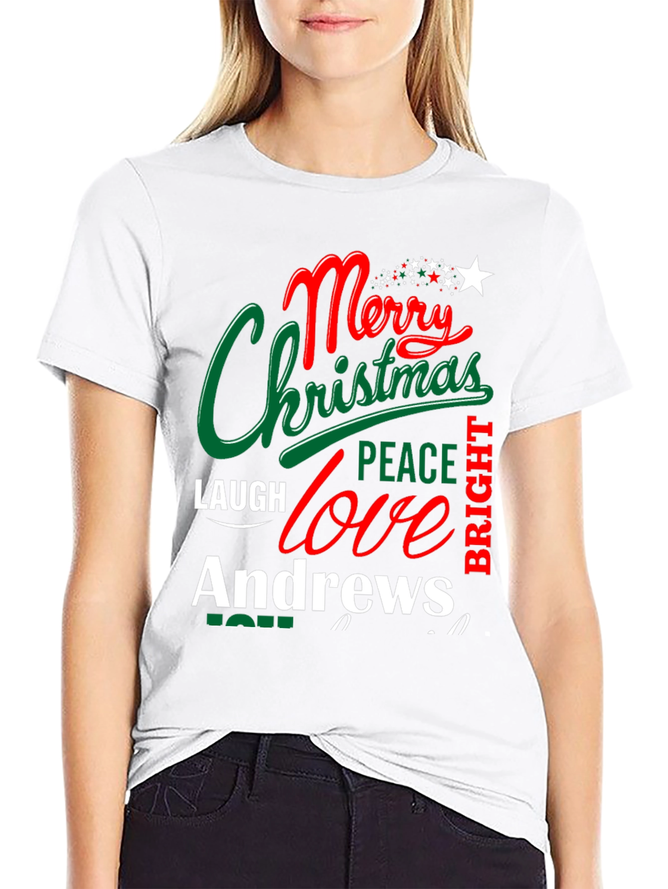 Merry Christmas Andrews T-Shirt Holiday Tee