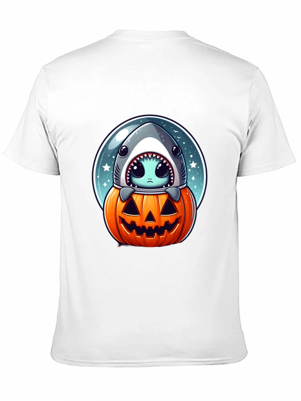 Spooky Shark Pumpkin T-Shirt