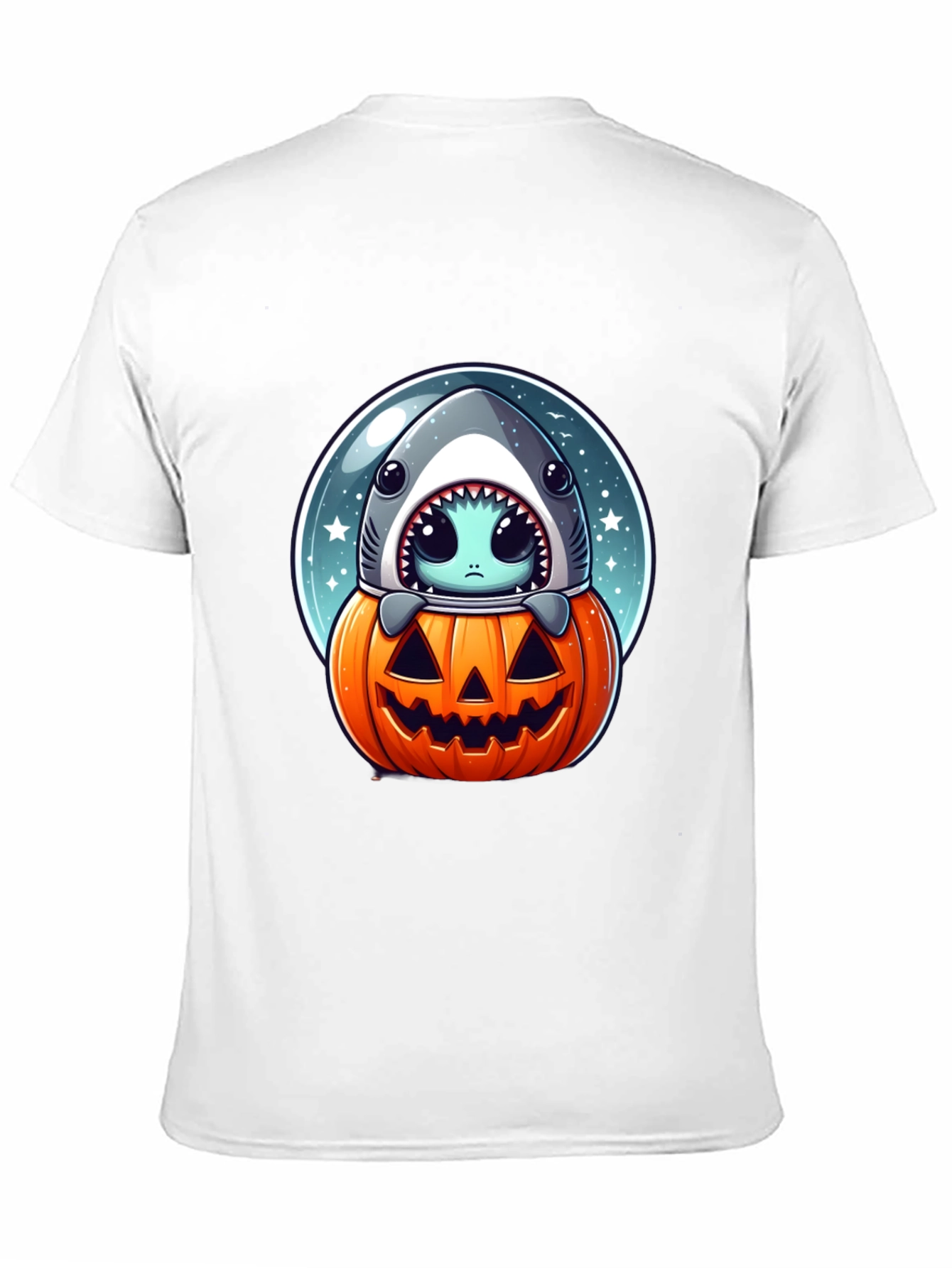 Spooky Shark Pumpkin T-Shirt