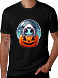 Spooky Shark Pumpkin T-Shirt