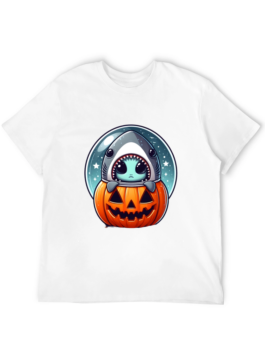 Spooky Shark Pumpkin T-Shirt